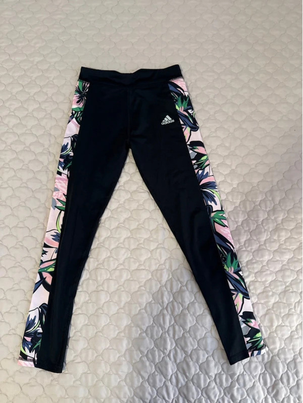 Adidas Floral side athletic pants